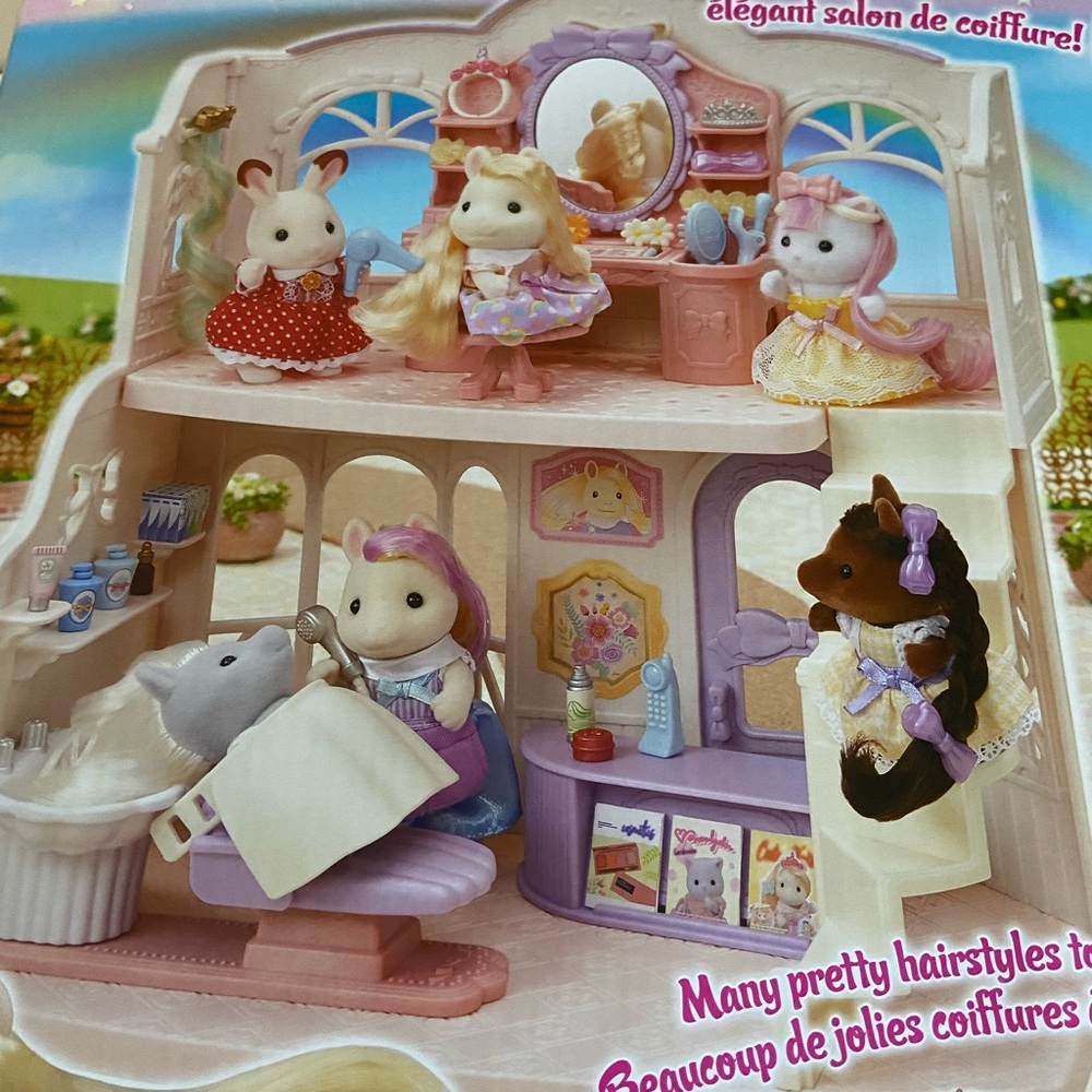 Calico Critters pony salon